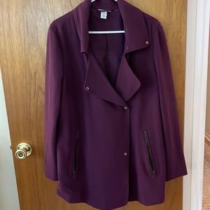 Bar III XL Rich Purple Jacket - Brand New no tags